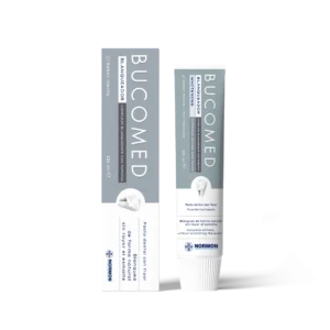 Bucomed Blanqueador Pasta Dental con Papaína y Flúor 2500 ppm – 125 ml · Normon