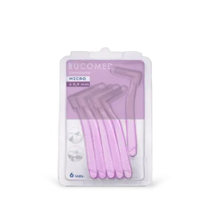 Bucomed Cepillo Interdental Angular Micro 0,9 mm para Ortodoncia e Implantes – 6 uds · Normon