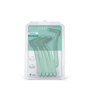 Bucomed Inter Picks Cepillos Interdentales de Goma Blanda 30 uds con Estuche de Viaje · Normon