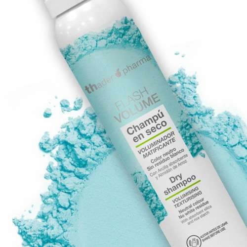 Thader TH Pharma Champú en Seco Flash Volume con Arcilla y Almidón de Arroz Volumen Instantáneo – 200 ml - Imagen 5