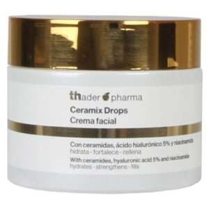 Thader TH Pharma Ceramix Drops Crema Facial Hidratante con Ceramidas y Ácido Hialurónico 5% – 50 ml