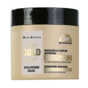 Thader TH Pharma Champú Nutritivo Hyaluronic Gold con Ácido Hialurónico y Karité para Cabellos Teñidos