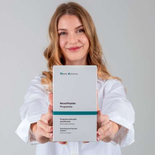 Thader TH Pharma Neoxil Peptide Programa Anticaída Densificante Completo – Concentrado + Champú - Imagen 2