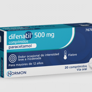 Difenatil 500mg 20 comprimidos