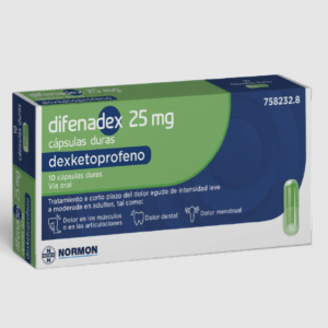 Difenadex 25mg 10 cápsulas
