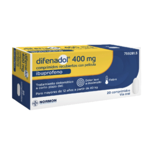 Difenadol 400mg 20 comprimidos recubiertos