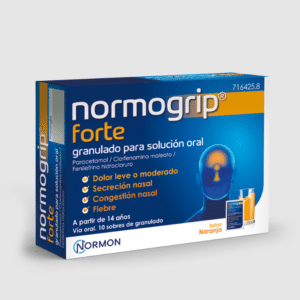Normogrip Forte 10 sobres granulado